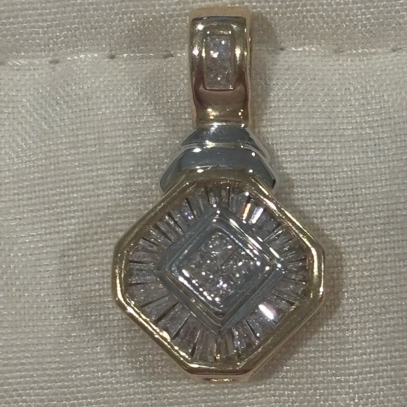 14kt Gold 1/2 karat pendant from Littmans!! - Picture 3 of 7